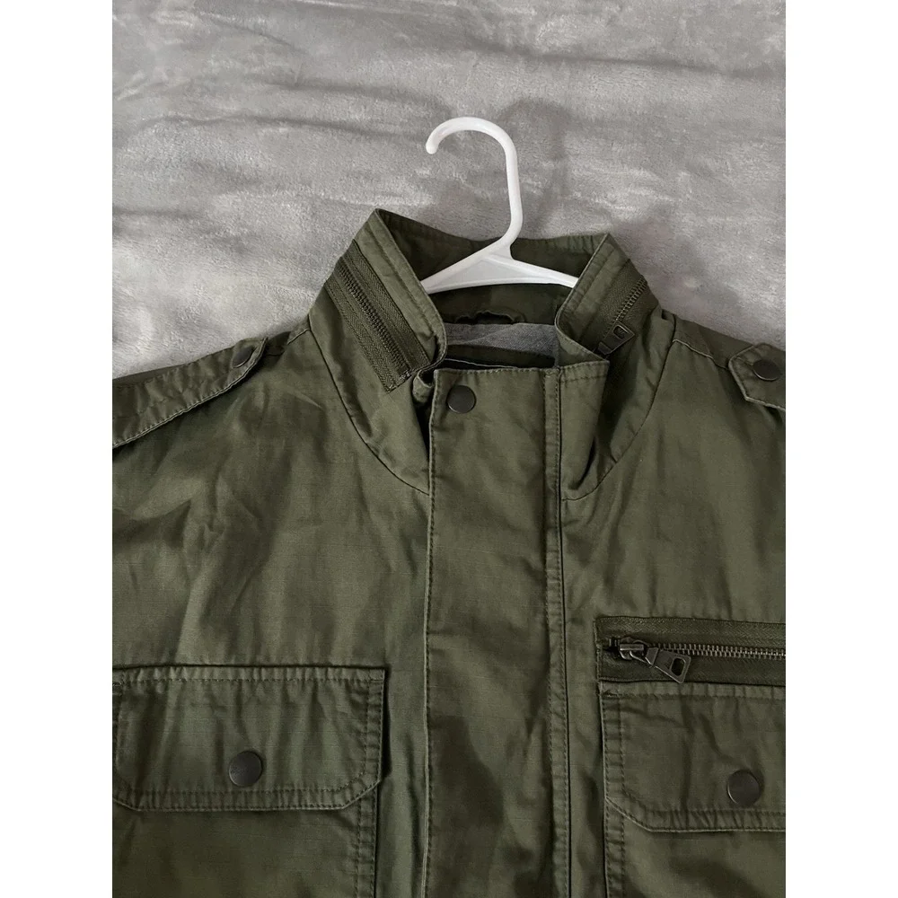 GH Bass & Co. Green Men Work‎ Jacket L Outdoor Camping Nature Hunting